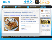 Tablet Screenshot of eatdrinkmadison.com